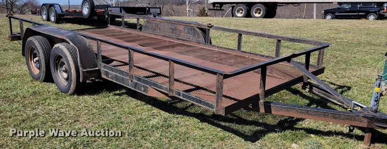 image for item JL9344 2008 Shop built  utility trailer