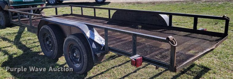 image for item JL9344 2008 Shop built  utility trailer