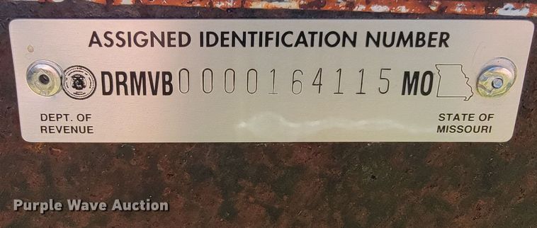 image for item JL9344 2008 Shop built  utility trailer