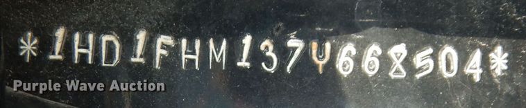 image for item JR9012 2007 Harley Davidson Road King Police  motorcycle