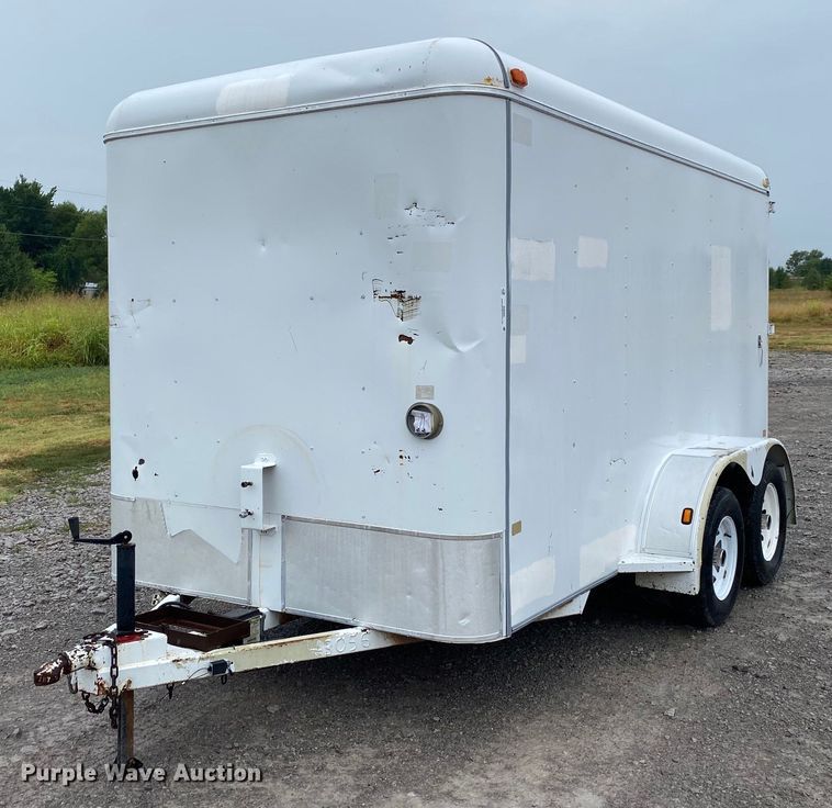 image for item JU9304 2001 S&H  enclosed cargo trailer