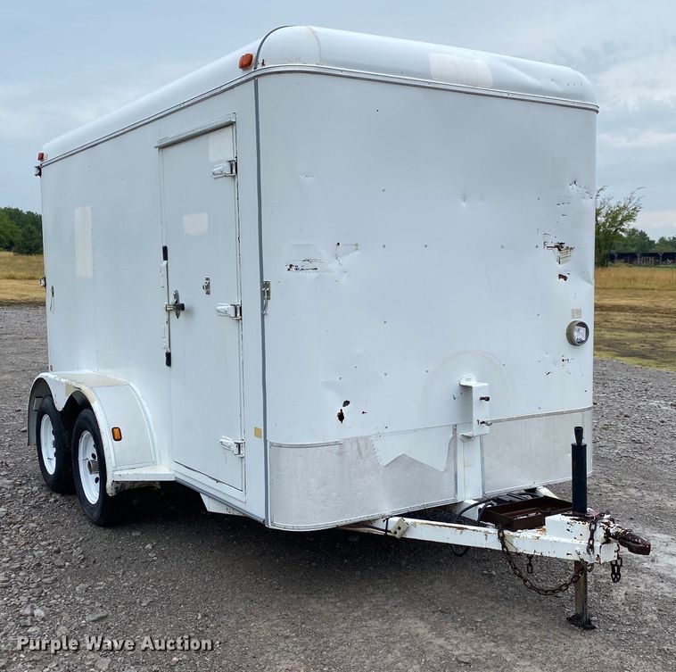 image for item JU9304 2001 S&H  enclosed cargo trailer