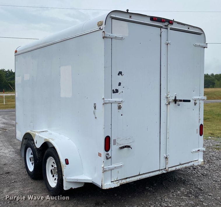 image for item JU9304 2001 S&H  enclosed cargo trailer