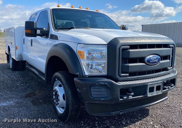 image for item KB9572 2012 Ford F550 Super Duty XL  Crew Cab utility / service truck