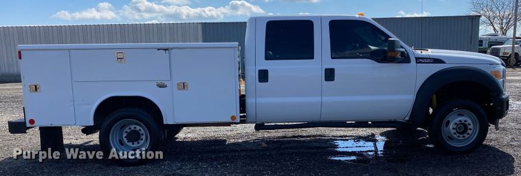 image for item KB9572 2012 Ford F550 Super Duty XL  Crew Cab utility / service truck