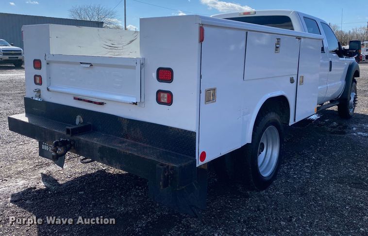 image for item KB9572 2012 Ford F550 Super Duty XL  Crew Cab utility / service truck