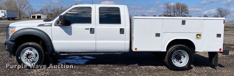 image for item KB9572 2012 Ford F550 Super Duty XL  Crew Cab utility / service truck