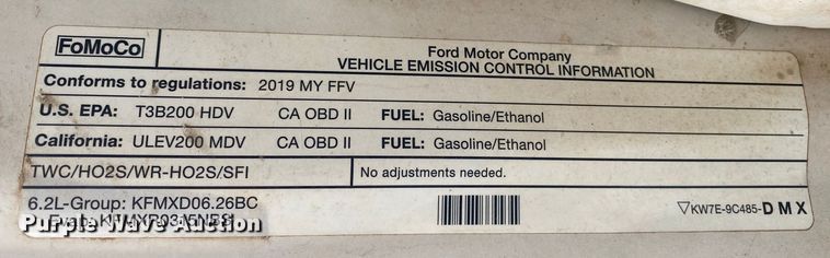 image for item KB9586 2019 Ford F250 Super Duty XL  Crew Cab pickup truck