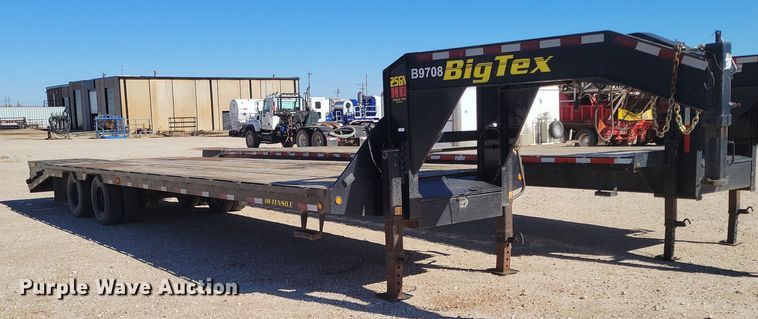 image for item KD9297 2018 Big Tex 25GN-28 Plus 5  equipment trailer