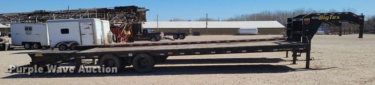 image for item KD9297 2018 Big Tex 25GN-28 Plus 5  equipment trailer