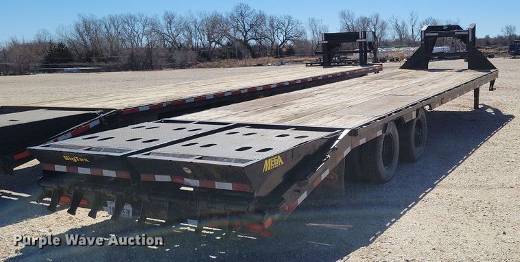 image for item KD9297 2018 Big Tex 25GN-28 Plus 5  equipment trailer