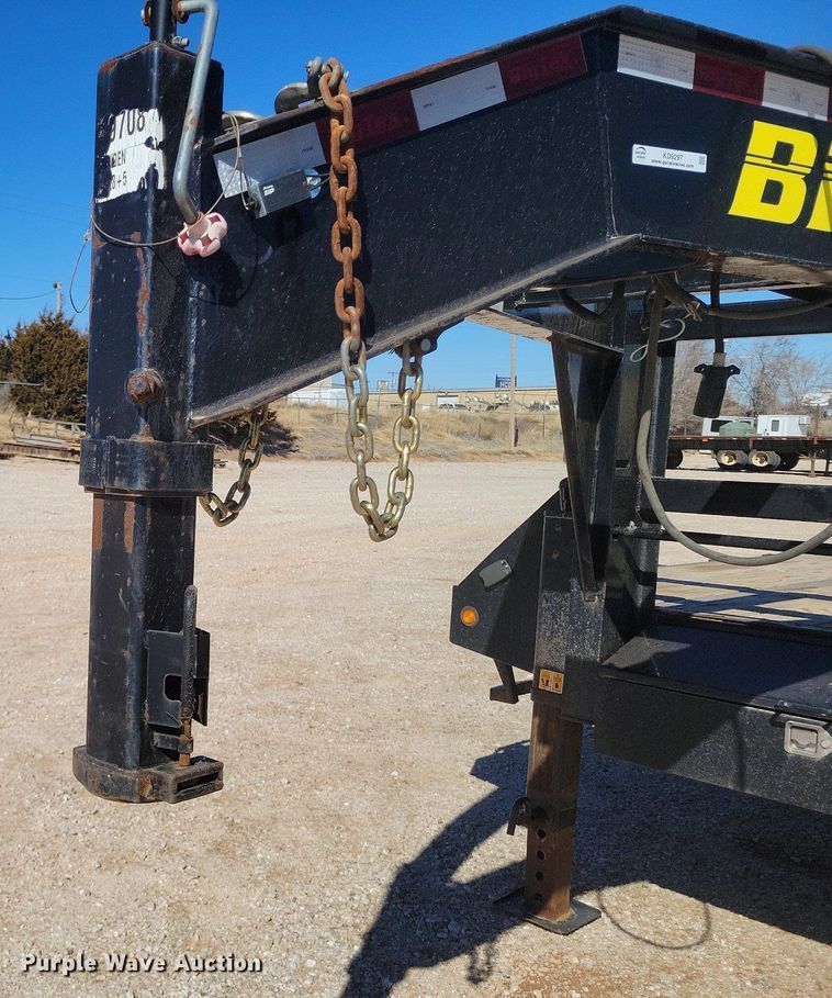 image for item KD9297 2018 Big Tex 25GN-28 Plus 5  equipment trailer
