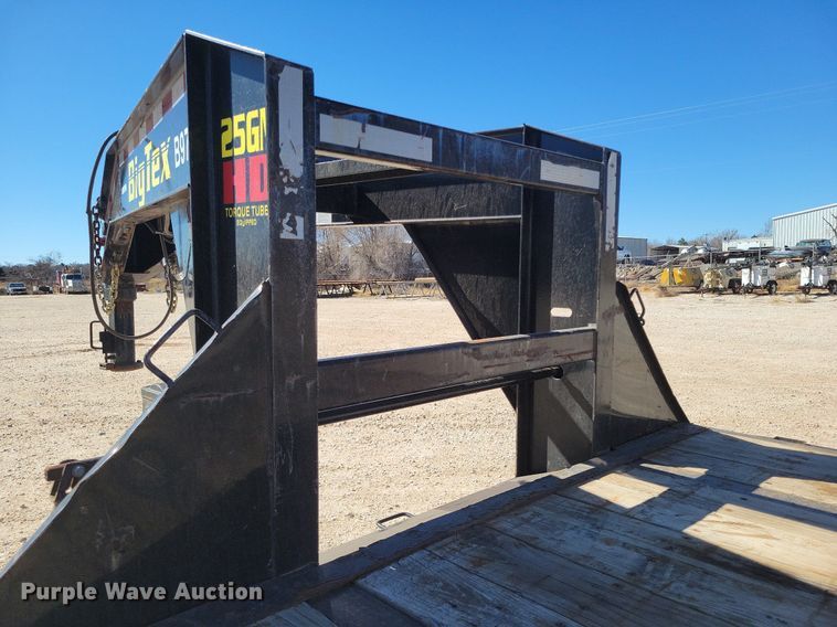 image for item KD9297 2018 Big Tex 25GN-28 Plus 5  equipment trailer