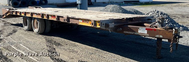 image for item KR9555 1984 Trail-Eze DN20R30  equipment trailer