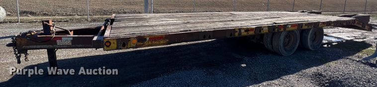image for item KR9555 1984 Trail-Eze DN20R30  equipment trailer