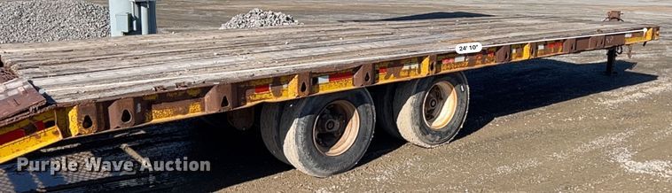 image for item KR9555 1984 Trail-Eze DN20R30  equipment trailer