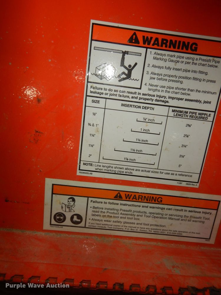 image for item KS9412 Victaulic EPU  crimper