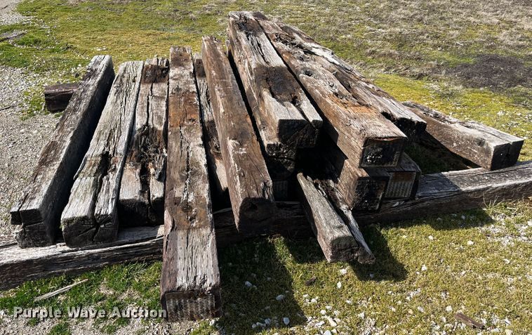 image for item LA9807 Approximately 40 railroad ties