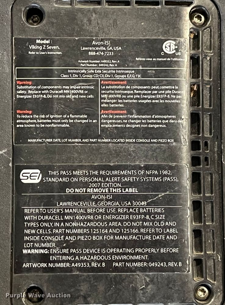 image for item LA9809 Rescue equipment