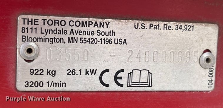 image for item LA9812 Toro Reelmaster 5500D  reel mower