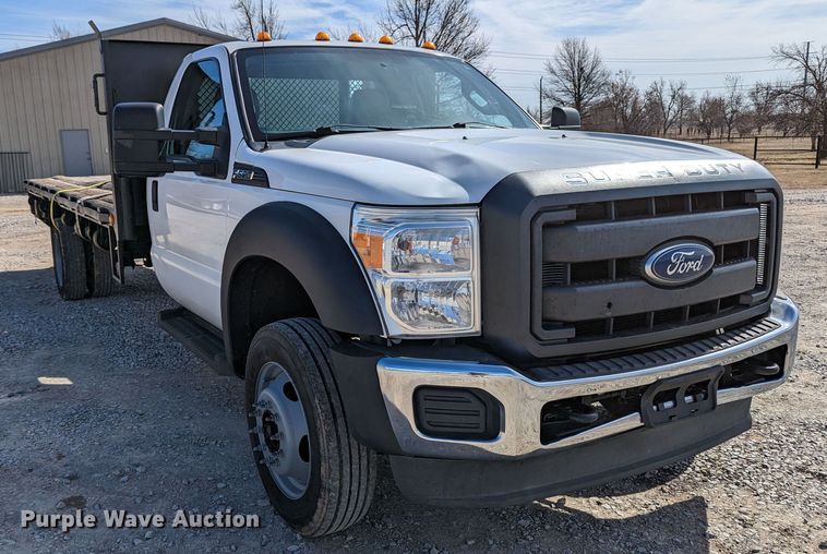 image for item LF9586 2014 Ford F550 Super Duty  flatbed truck