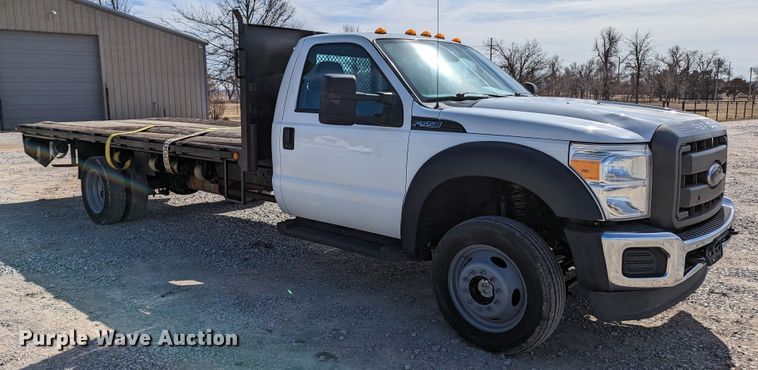 image for item LF9586 2014 Ford F550 Super Duty  flatbed truck
