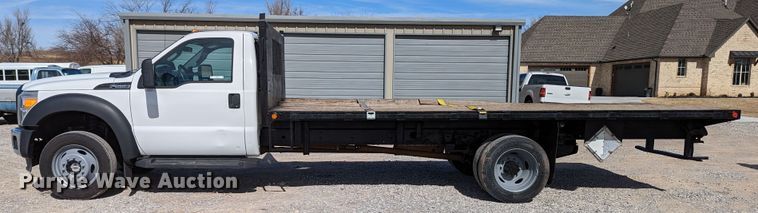 image for item LF9586 2014 Ford F550 Super Duty  flatbed truck