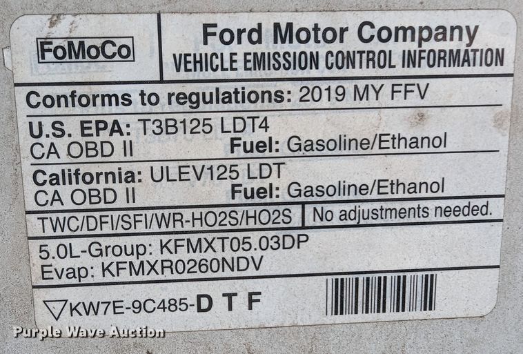 image for item LF9618 2018 Ford F150  pickup truck