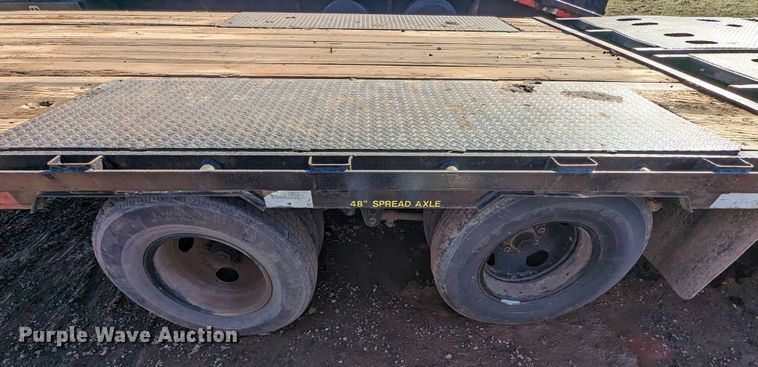image for item LF9654 2018 Bigtex 22GN-20BK+5MR  equipment trailer