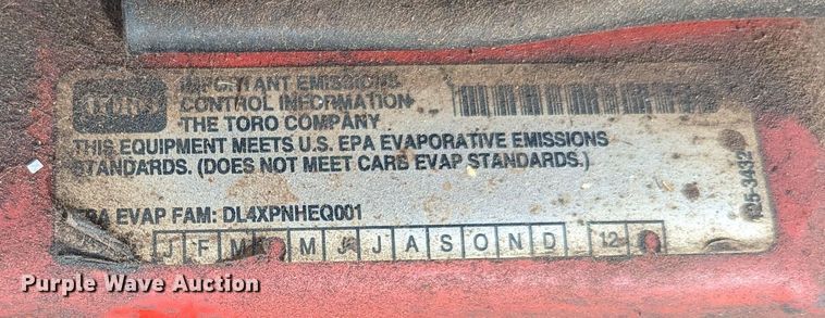 image for item LF9658 Toro 30638  ZTR lawn mower