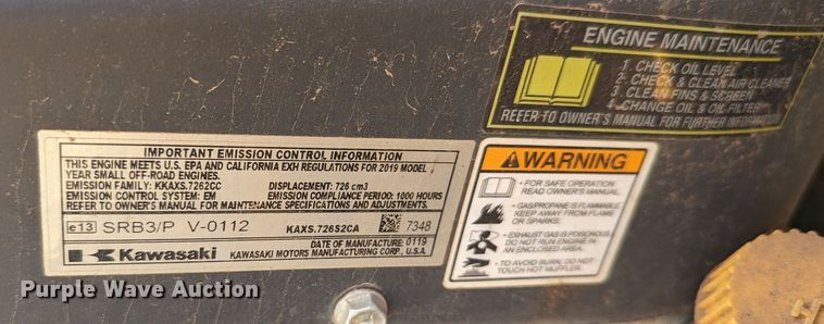 image for item LF9662 2015 Wright Stander X  ZTR lawn mower