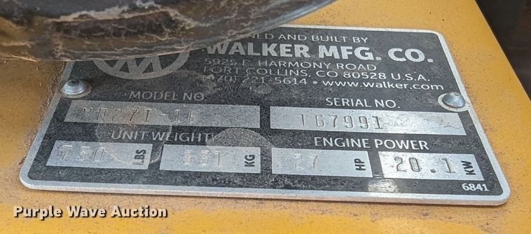 image for item LF9667 Walker B27i  ZTR lawn mower