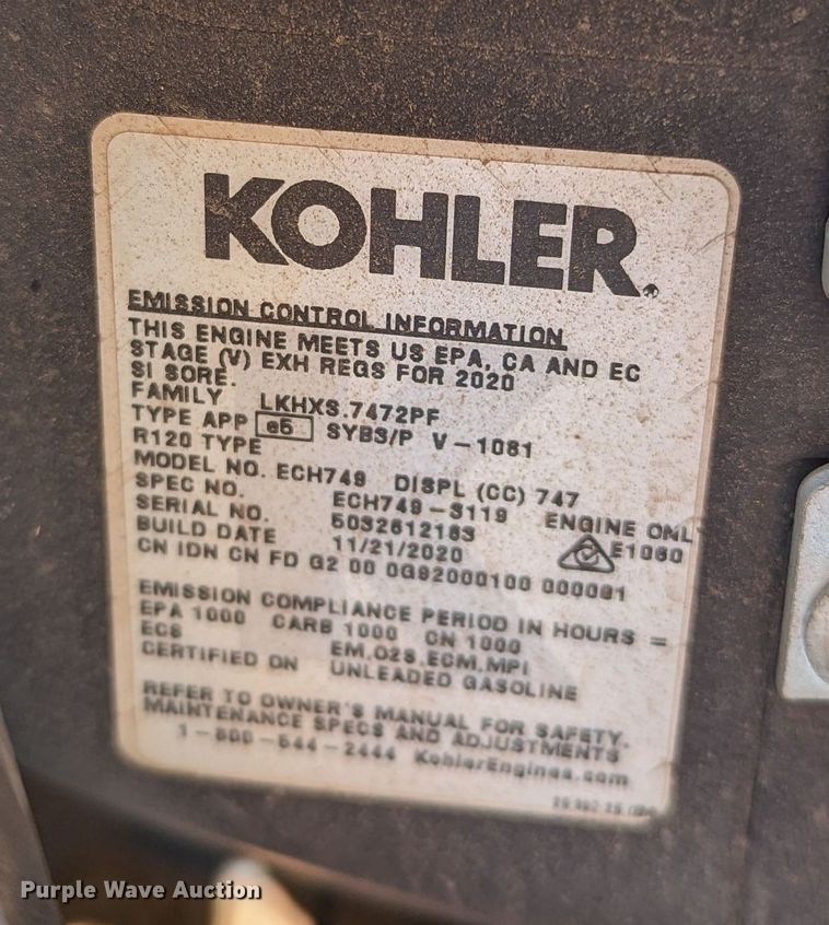 image for item LF9674 Walker B27i  ZTR lawn mower