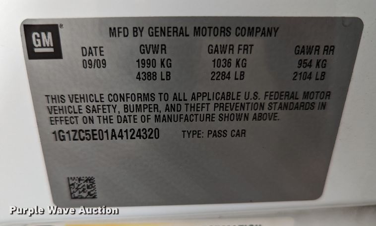 image for item LF9711 2010 Chevrolet Malibu LT