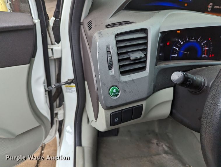 image for item LF9744 2012 Honda Civic 