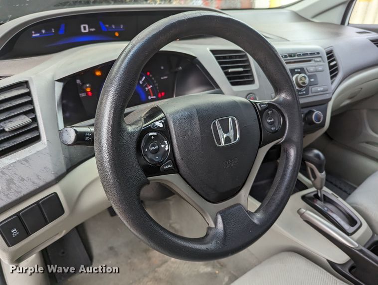 image for item LF9744 2012 Honda Civic 