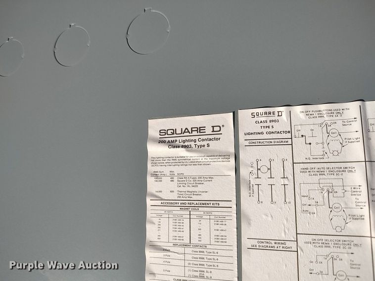 image for item LG9596 Square D  lighting contactor