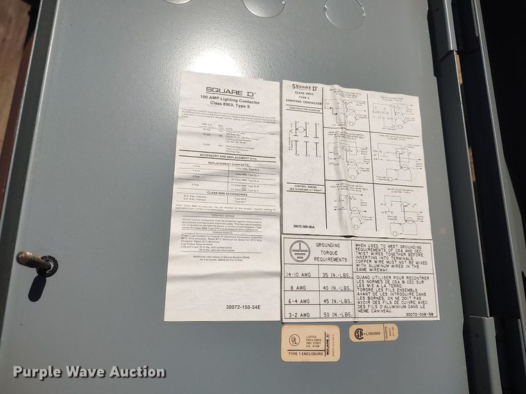 image for item LG9597 Square D  lighting contactor