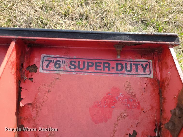image for item LH9843 Boss  7 '6" W Super Duty snow plow
