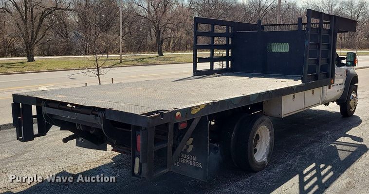 image for item LH9852 2008 Ford F550 Super Duty  flatbed truck