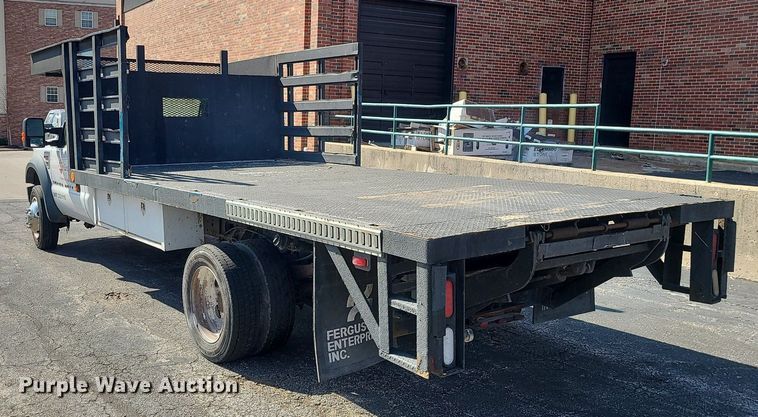 image for item LH9852 2008 Ford F550 Super Duty  flatbed truck
