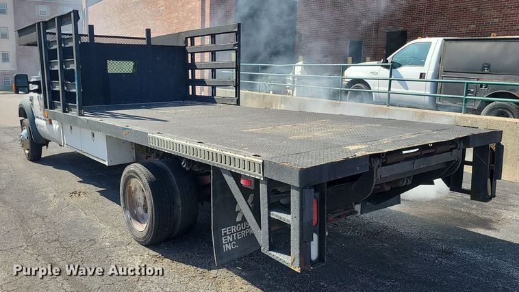 image for item LH9852 2008 Ford F550 Super Duty  flatbed truck