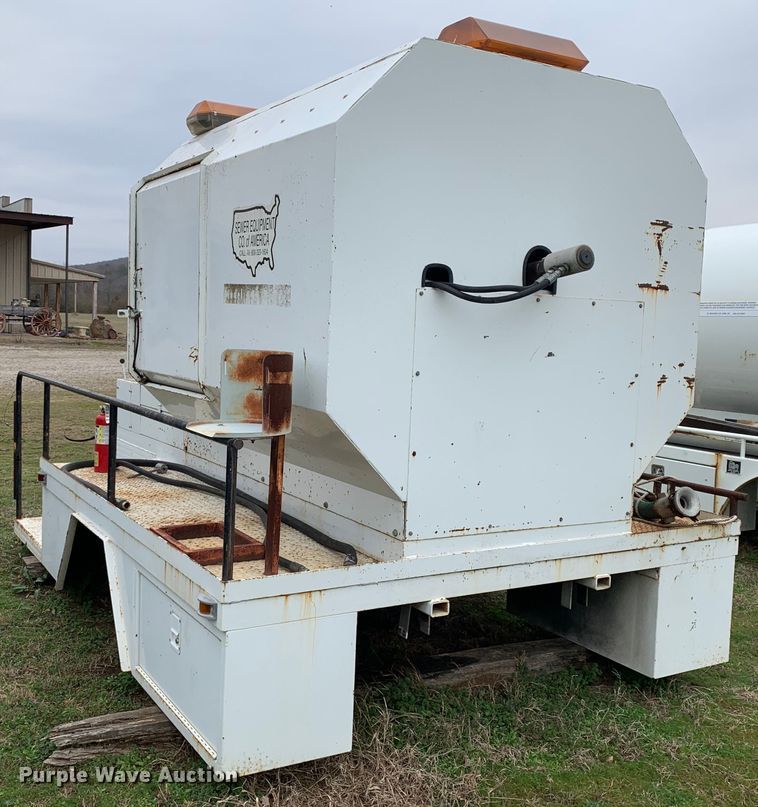 image for item LI9098 Sewer Equipment of America  sewer rodder truck bed