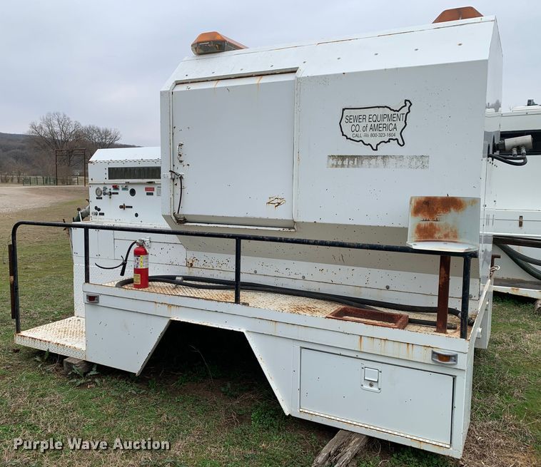 image for item LI9098 Sewer Equipment of America  sewer rodder truck bed