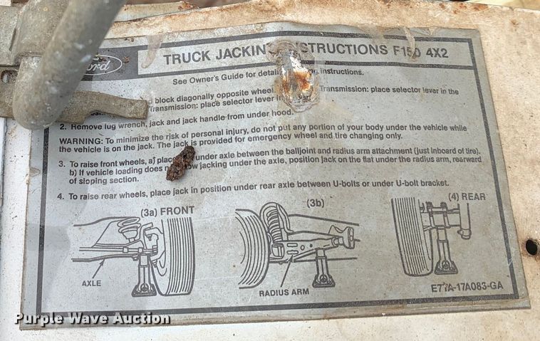 image for item LI9100 1996 Ford F150  pickup truck