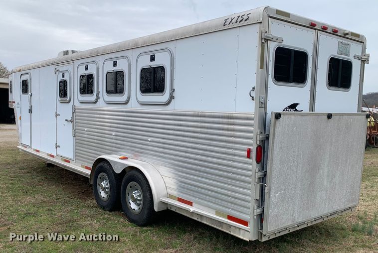 image for item LI9105 2003 Exiss GNHC-726-T  livestock trailer