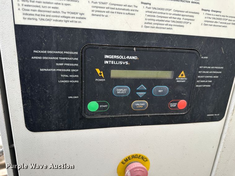 image for item LN9086 Ingersoll Rand SSR-EP75  air compressor