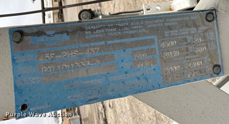 image for item LN9090 (7) forklift attachments