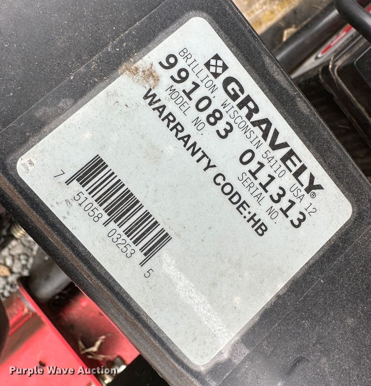 image for item LN9120 Gravely 991083  ZTR lawn mower