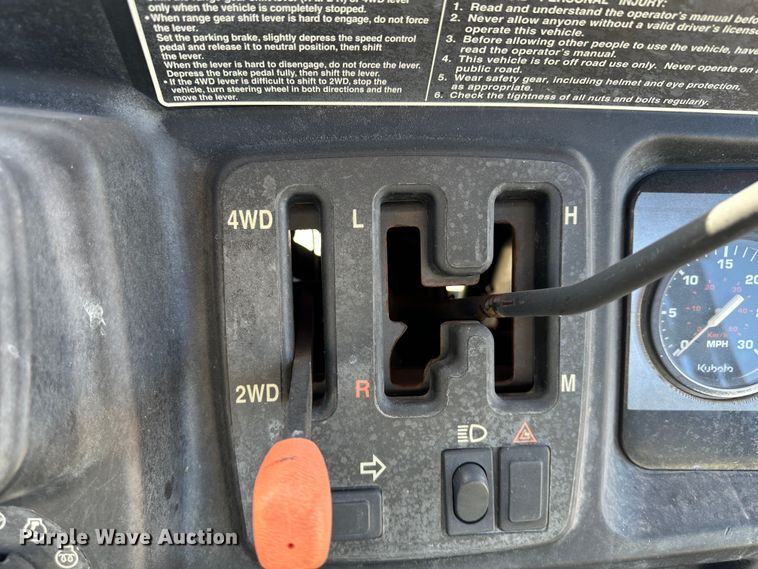 image for item LT9078 Kubota RTV900  utility vehicle